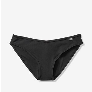 Ribbed cotton bikini